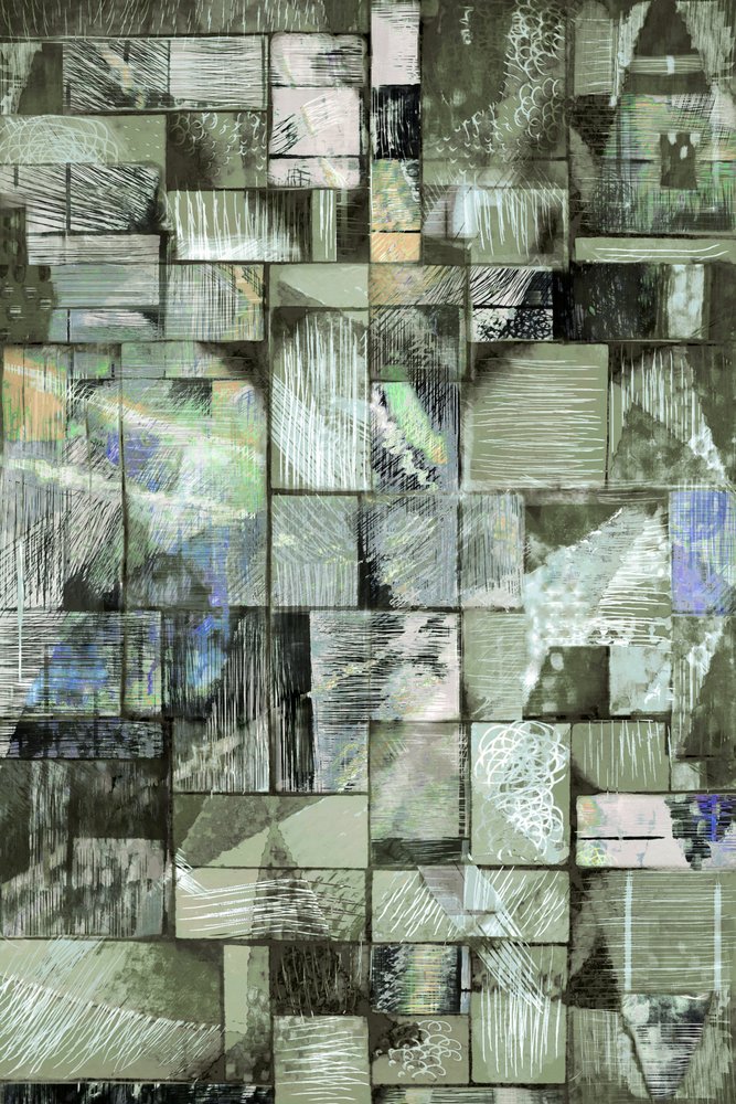 Muted Geometric Textures by Christina Sillen