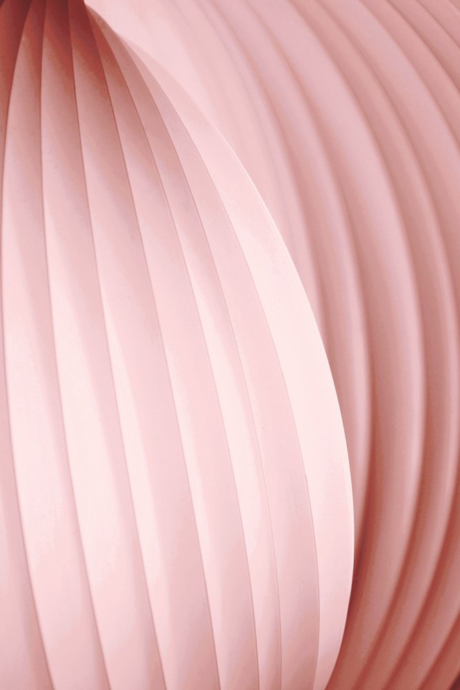 Pink Abstract Curves by Christina Sillen