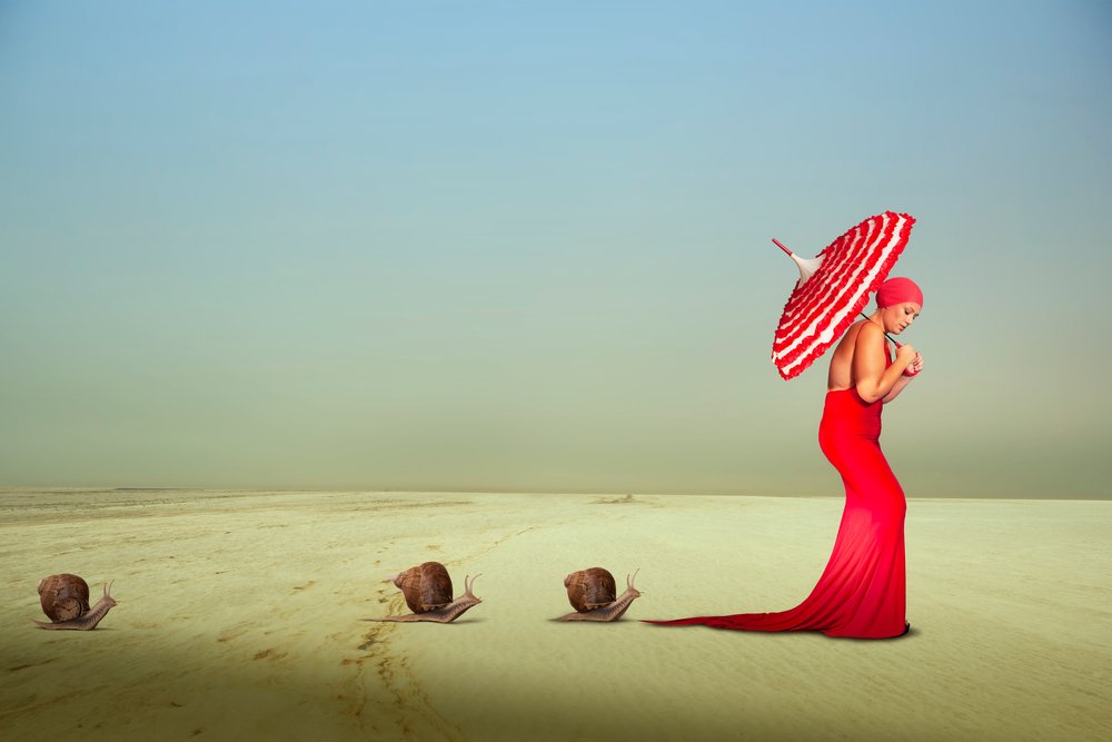 Elegant Red Journey by Christine von Diepenbroek