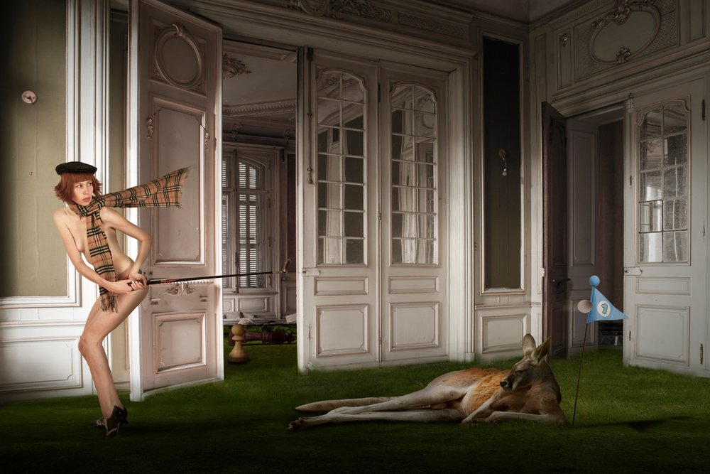 Elegant Surreal Golf by Christine von Diepenbroek