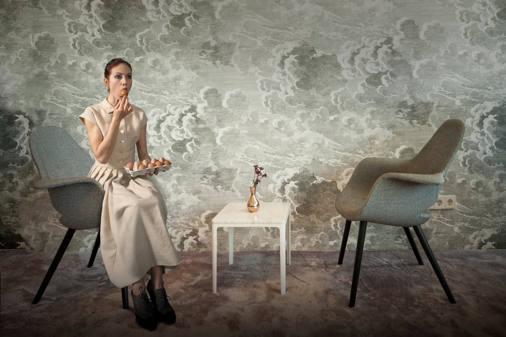 Elegant Woman Eggs by Christine von Diepenbroek