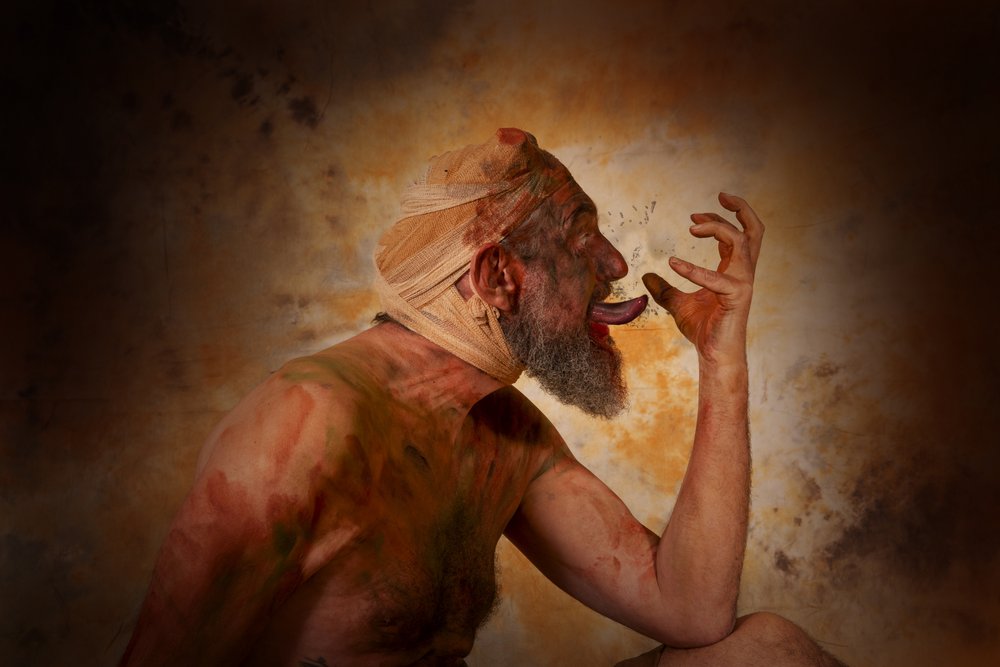 Intense Bearded Expression by Christine von Diepenbroek
