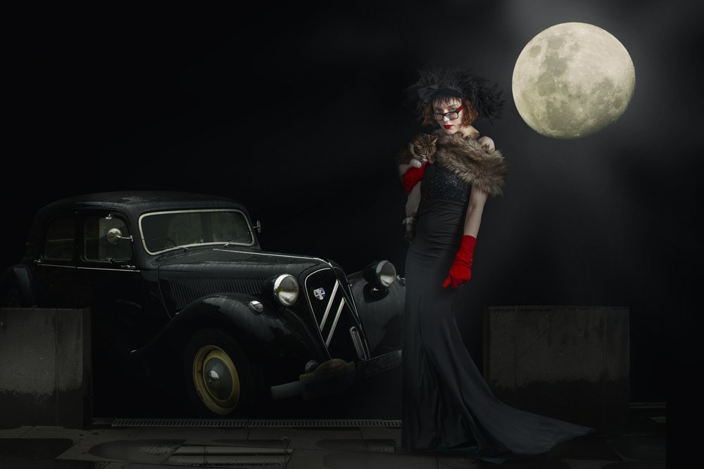 Moonlit Noir Elegance by Christine von Diepenbroek