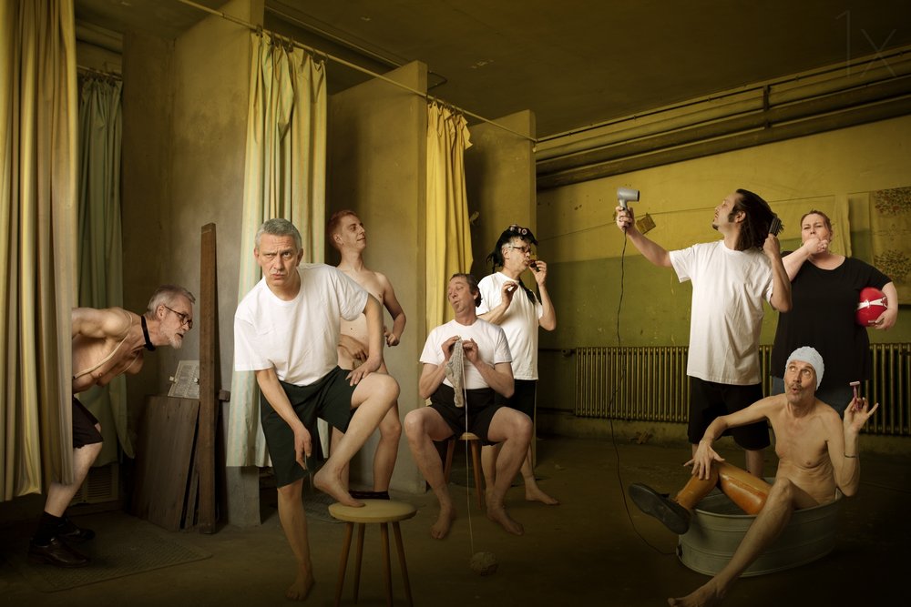 Quirky Changing Room Scene by Christine von Diepenbroek