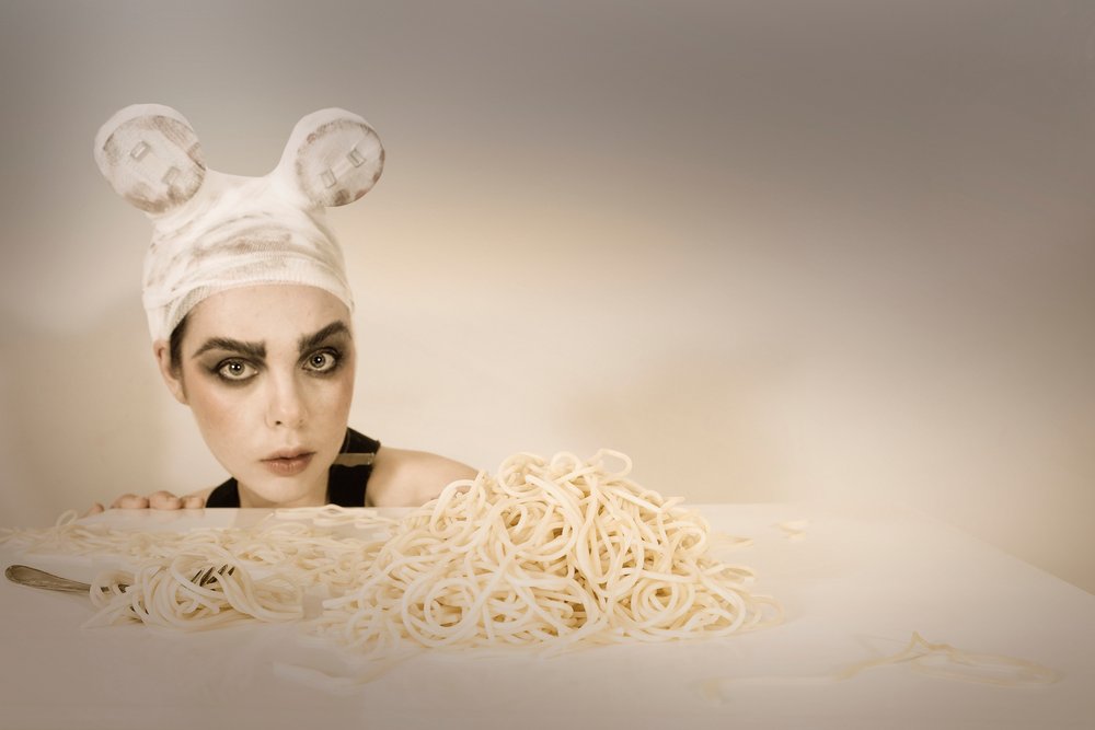 Quirky Spaghetti Gaze by Christine von Diepenbroek