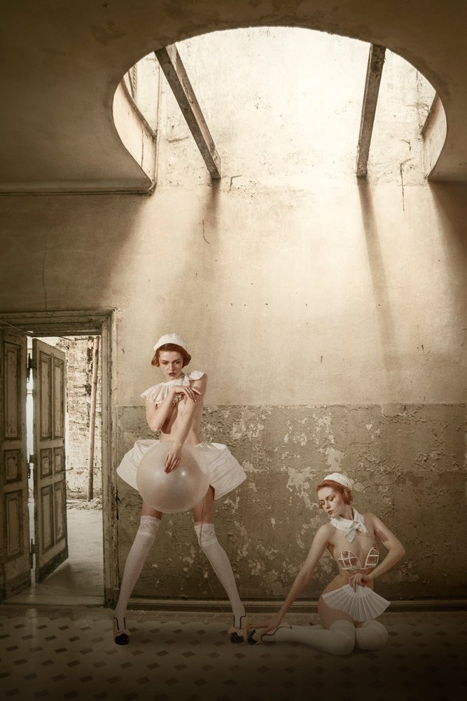Surreal Ballet Nurses by Christine von Diepenbroek