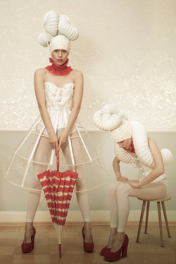 Whimsical Fashion Portrait by Christine von Diepenbroek