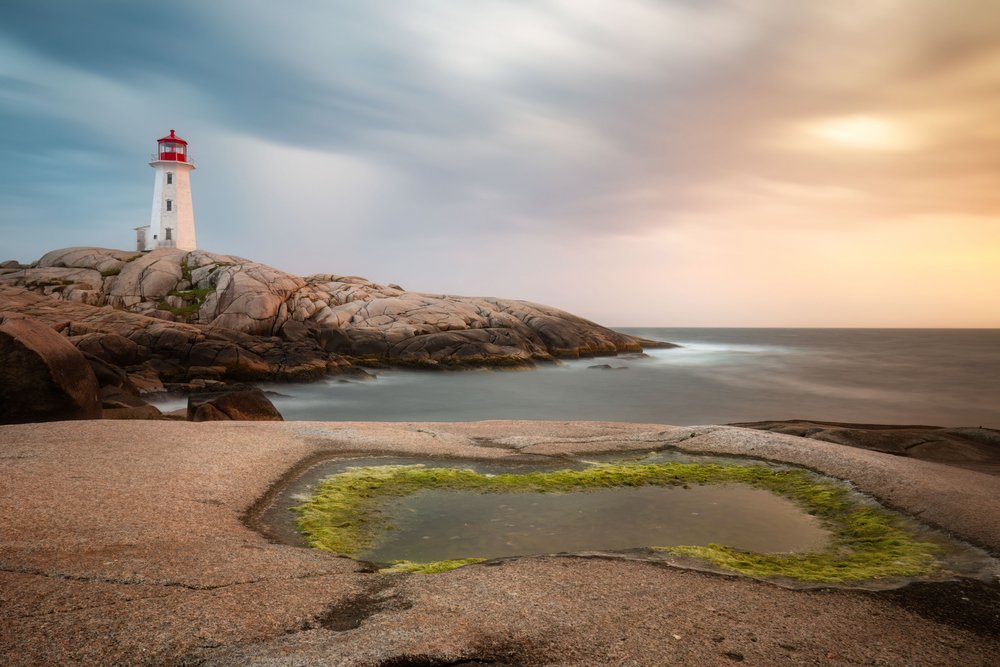 Coastal Lighthouse Sunset by Christoph Schaarschmidt