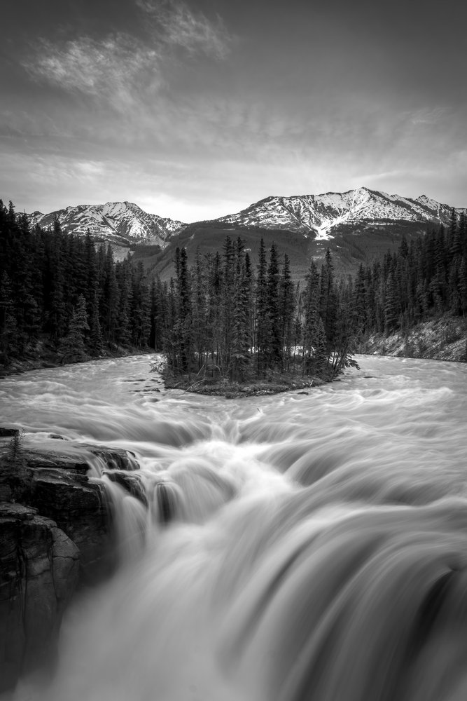 Majestic Mountain Waterfall by Christoph Schaarschmidt