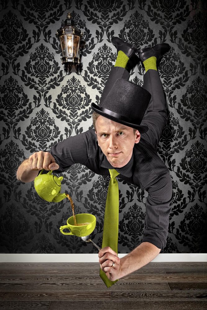 Anti-Gravity Tea Party by Christophe Kiciak