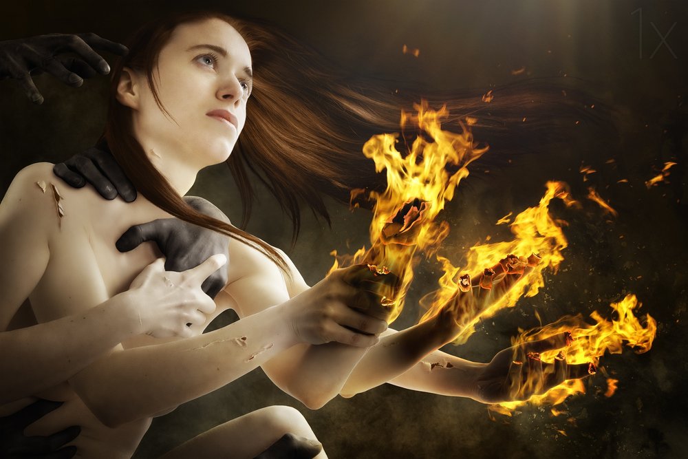 Burning Inner Strength by Christophe Kiciak