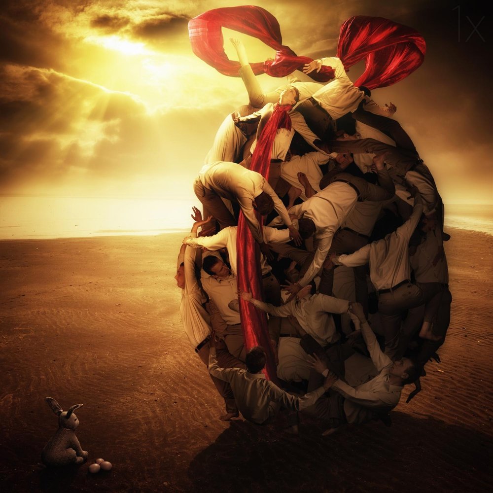 Easter Human Egg by Christophe Kiciak