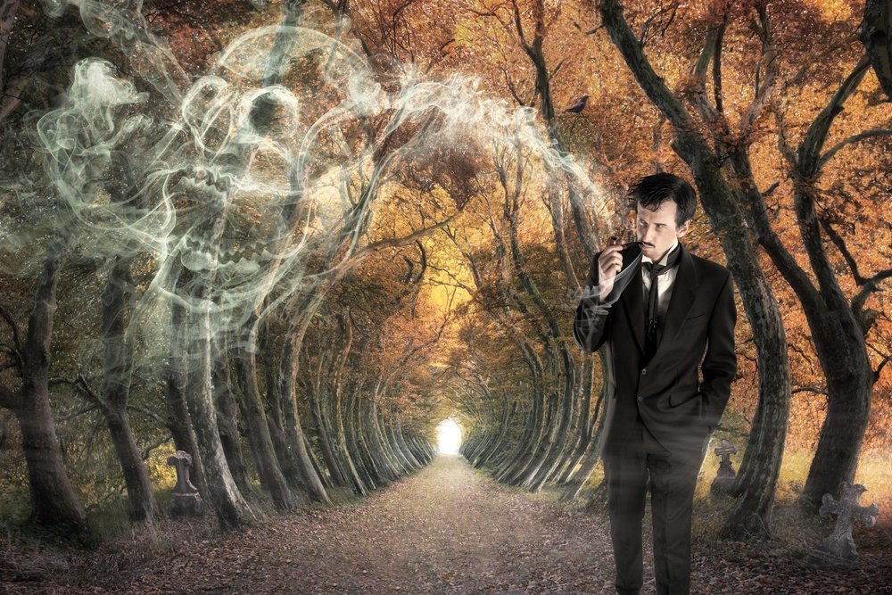 Haunting Autumn Encounter by Christophe Kiciak