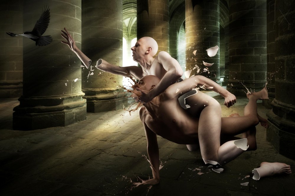 Shattering Figures Conflict by Christophe Kiciak