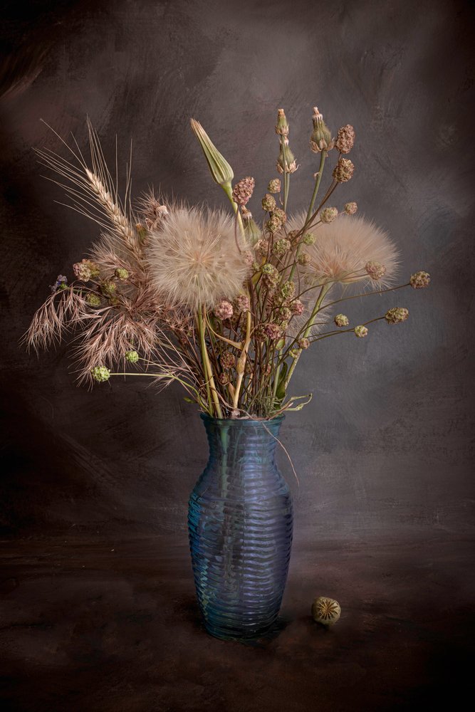 Rustic Botanical Still Life by Cicek Kiral