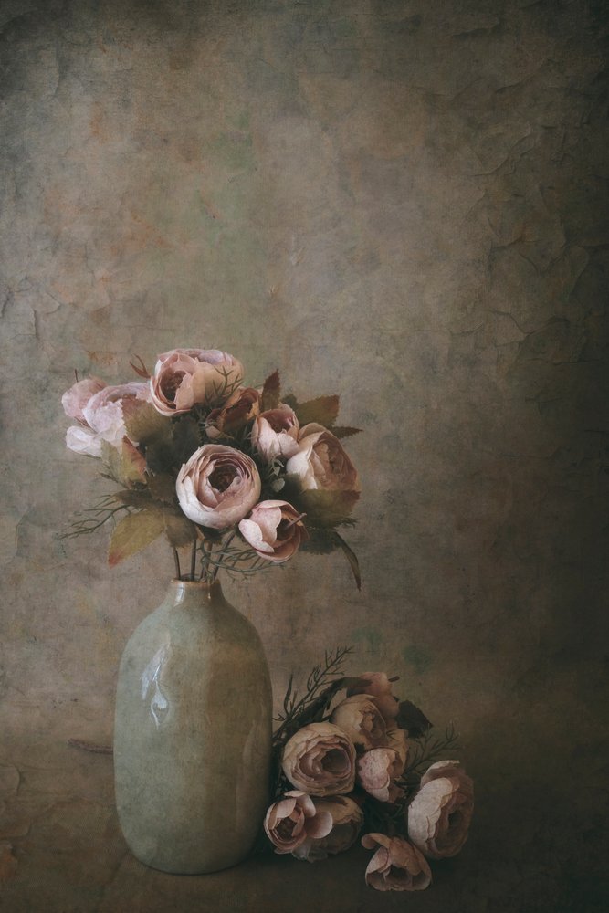 Soft Floral Still Life by Cicek Kiral