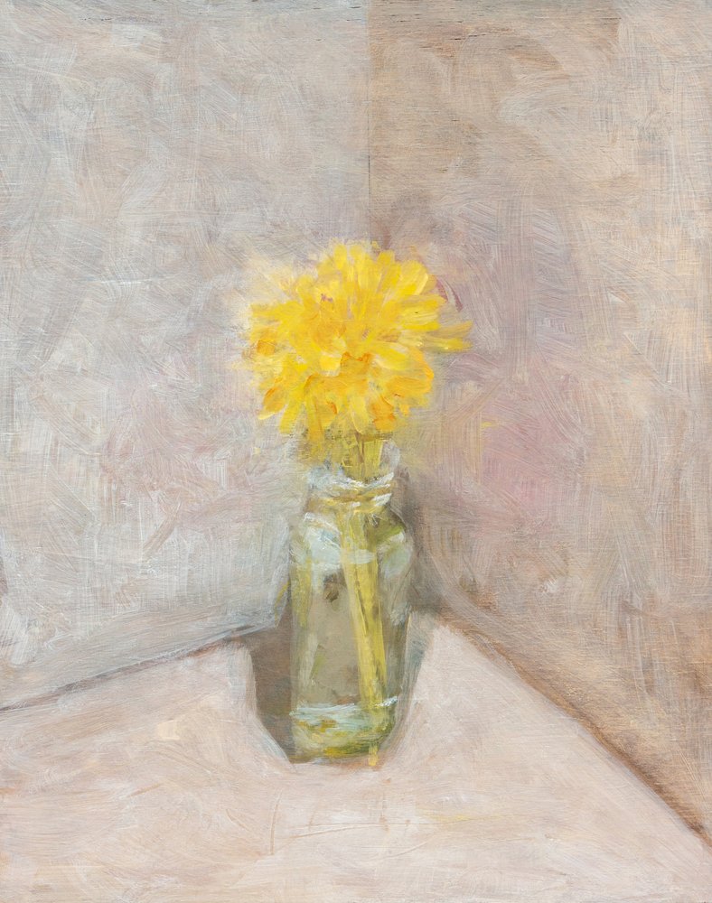 Soft Yellow Blooms by Claire Lerner