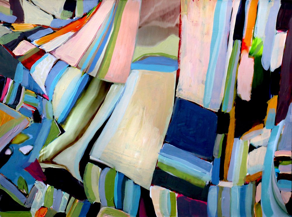 Vibrant Abstract Forms by Claire Lerner