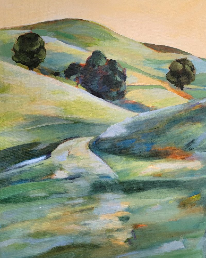 Rolling Hills Path by Claire Whitehead