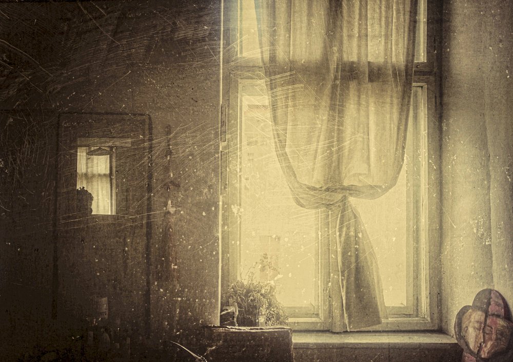 Sunlit Vintage Window by Clara Arustei