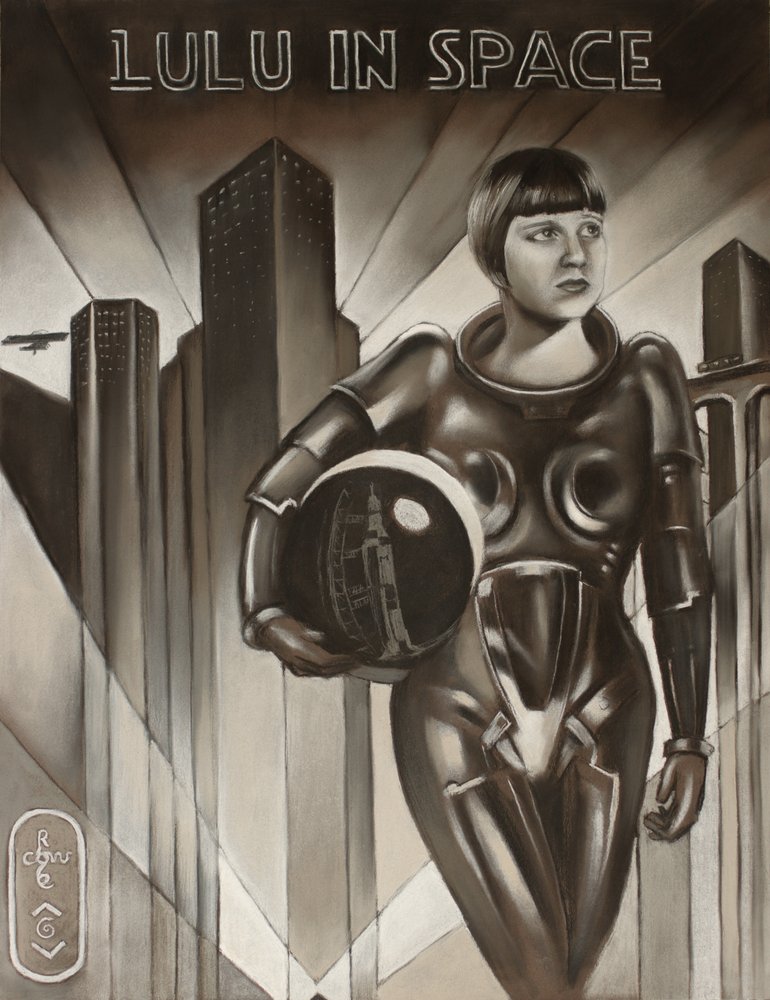 Art Deco City Astronaut by Corné Akkers
