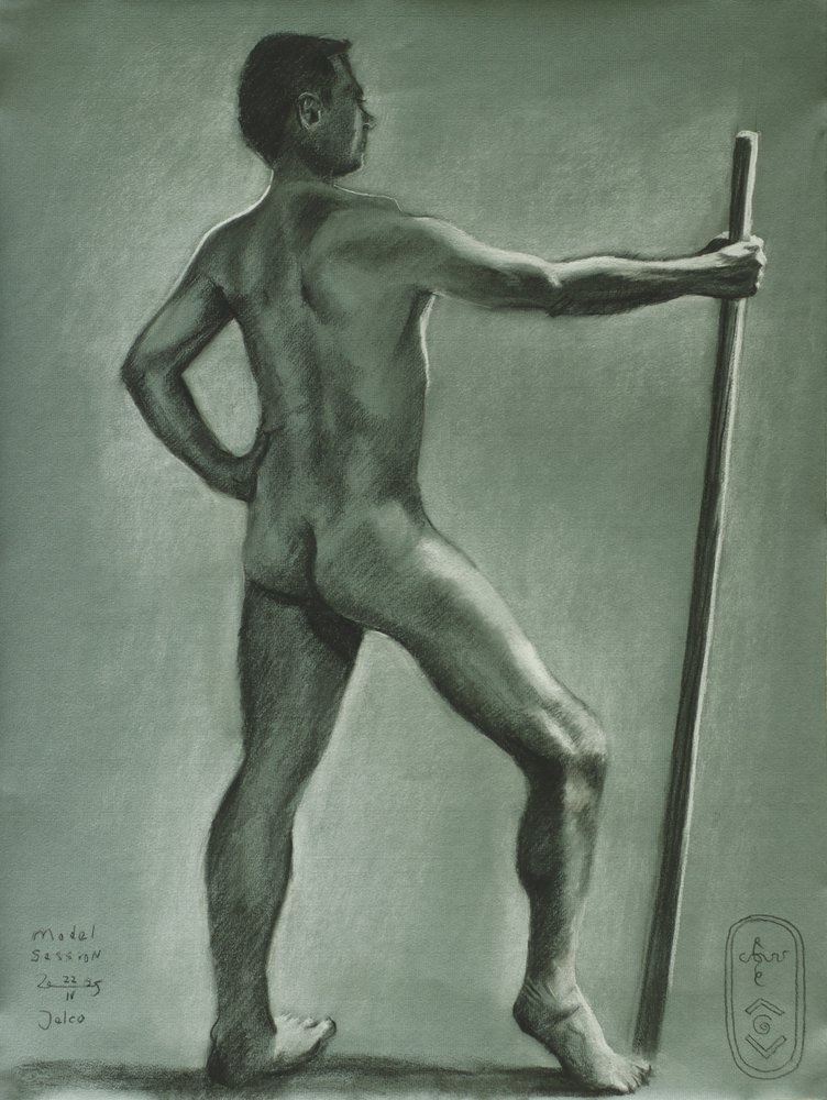 Classical Male Figure Study by Corné Akkers