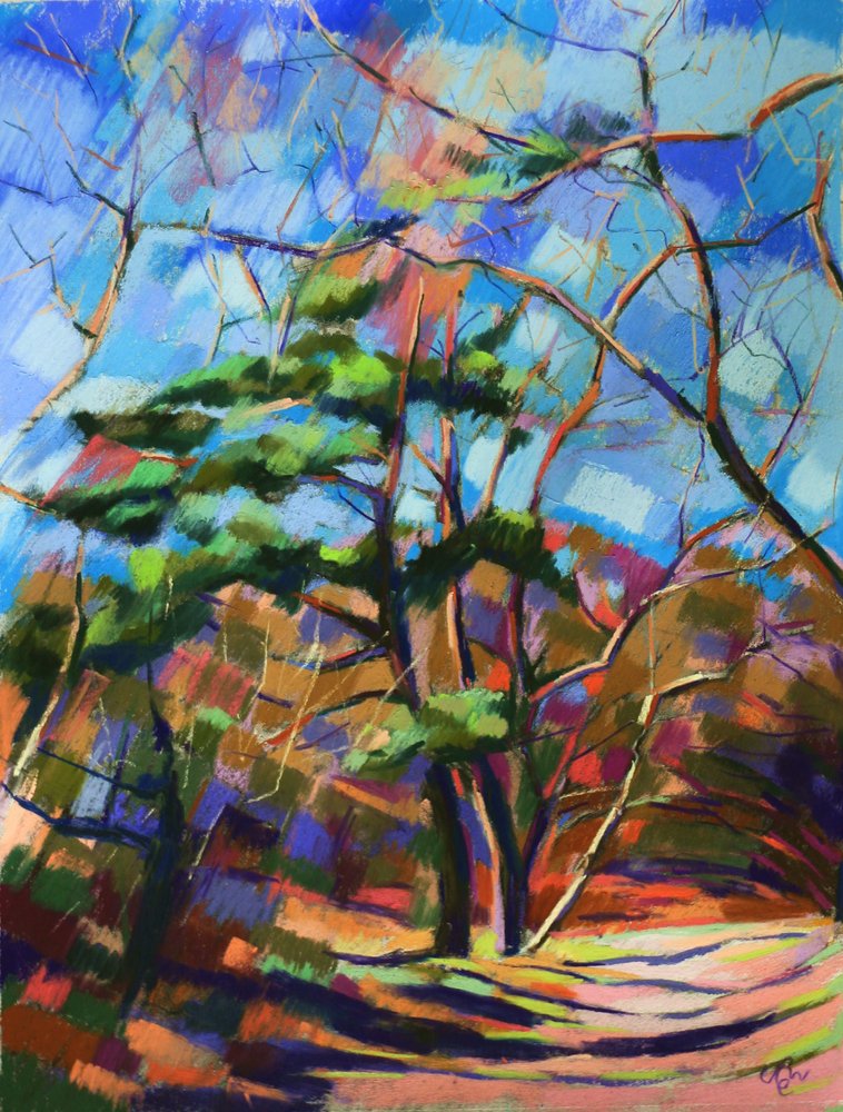 Colorful Woodland Scene by Corné Akkers