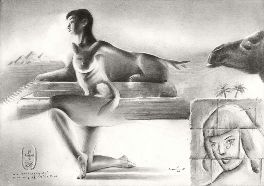 Egyptian Sphinx Dream by Corné Akkers