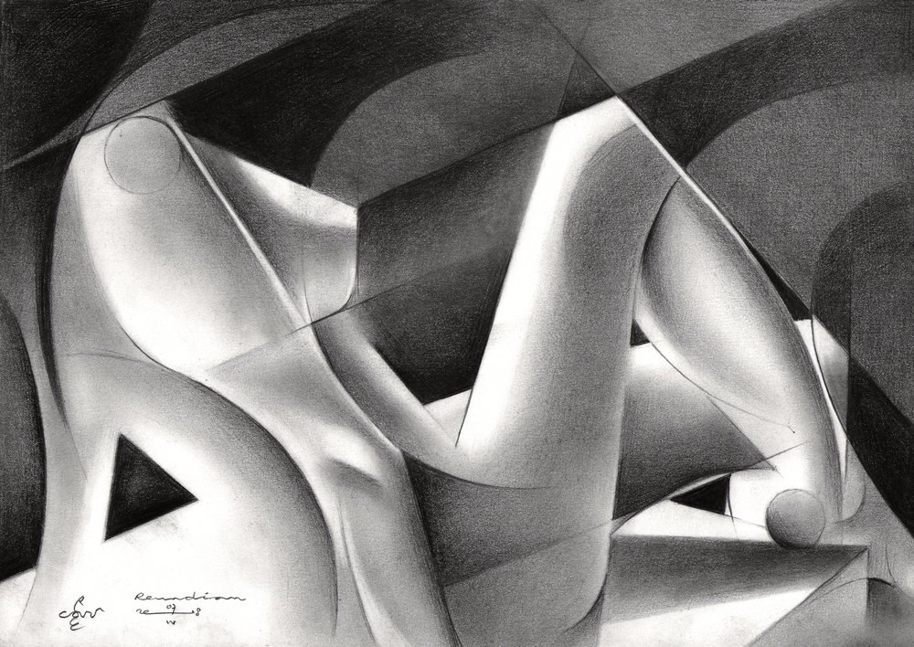 Elegant Abstract Form by Corné Akkers