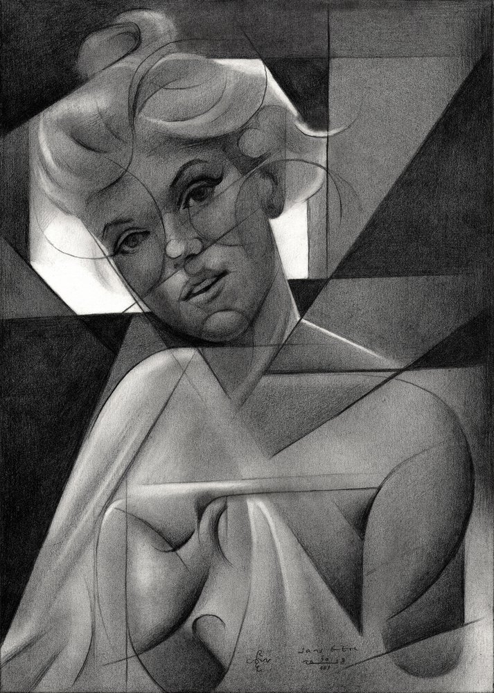 Elegant Monochrome Woman by Corné Akkers