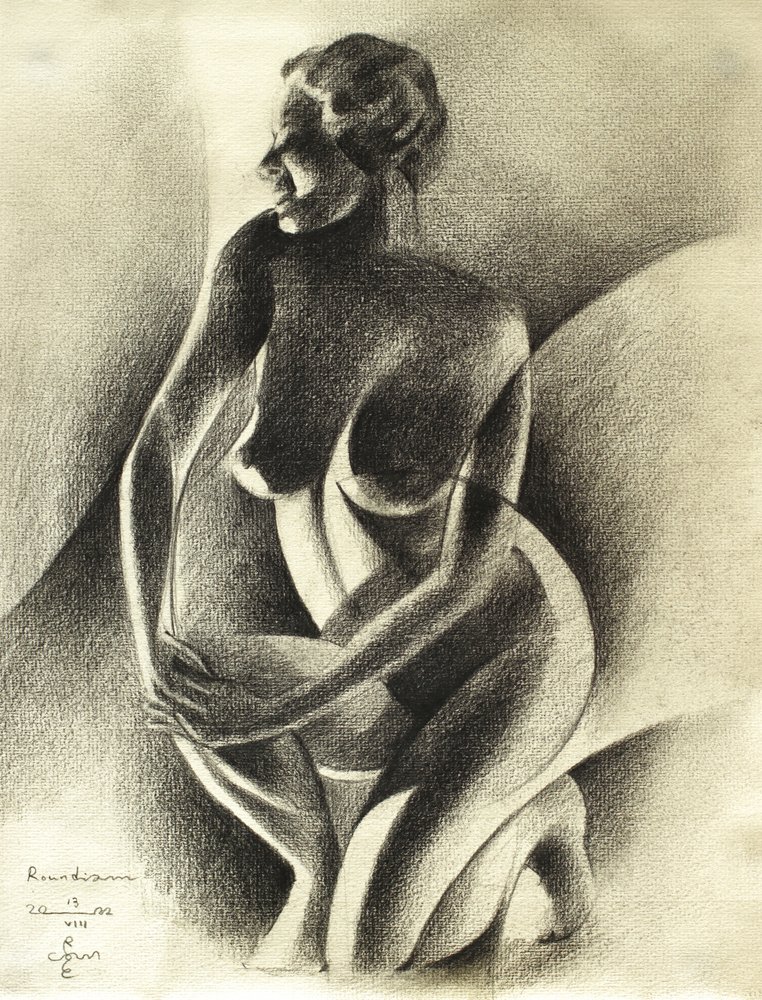 Elegant Pregnant Form by Corné Akkers