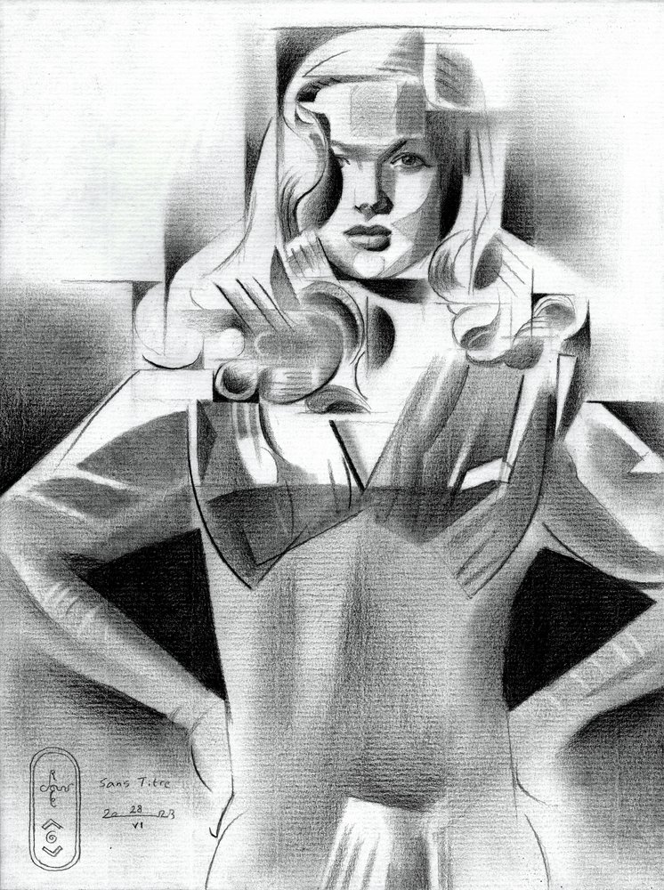Geometric Fashion Portrait by Corné Akkers