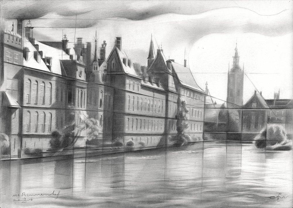 Historic Canal Reflections by Corné Akkers