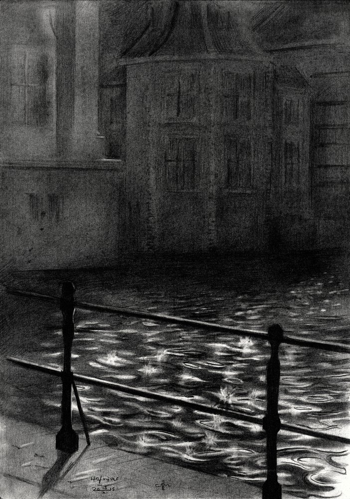 Old City Canal Reflections by Corné Akkers