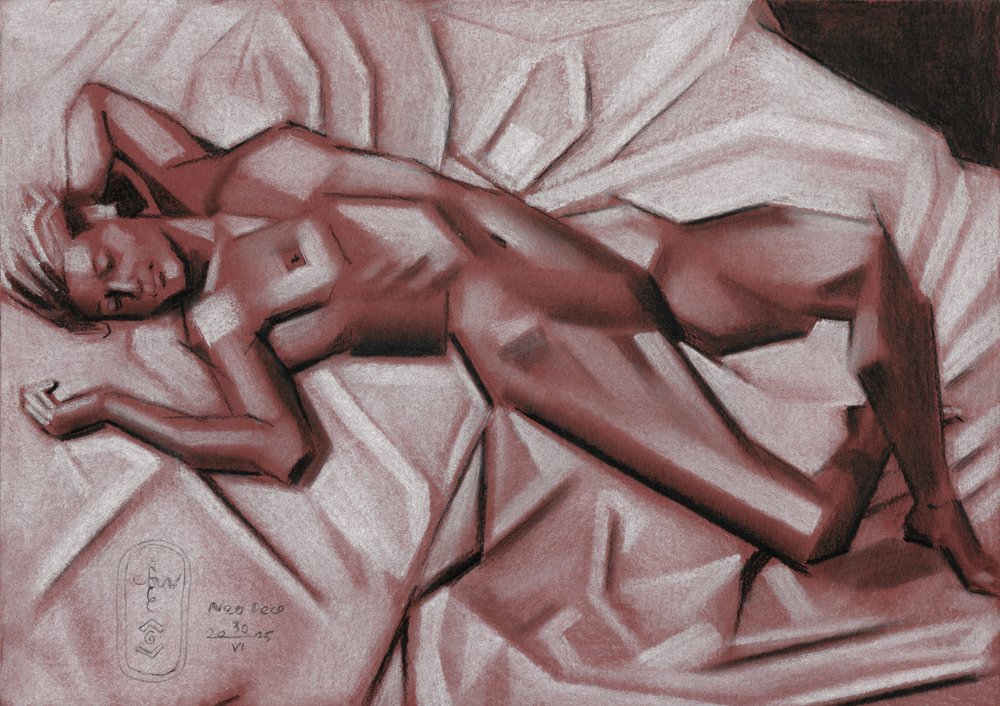 Peaceful Nude Repose by Corné Akkers