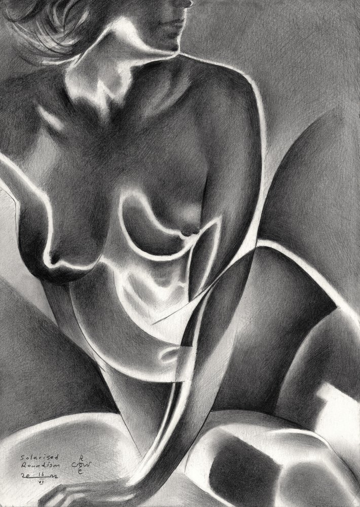 Stylized Female Form by Corné Akkers