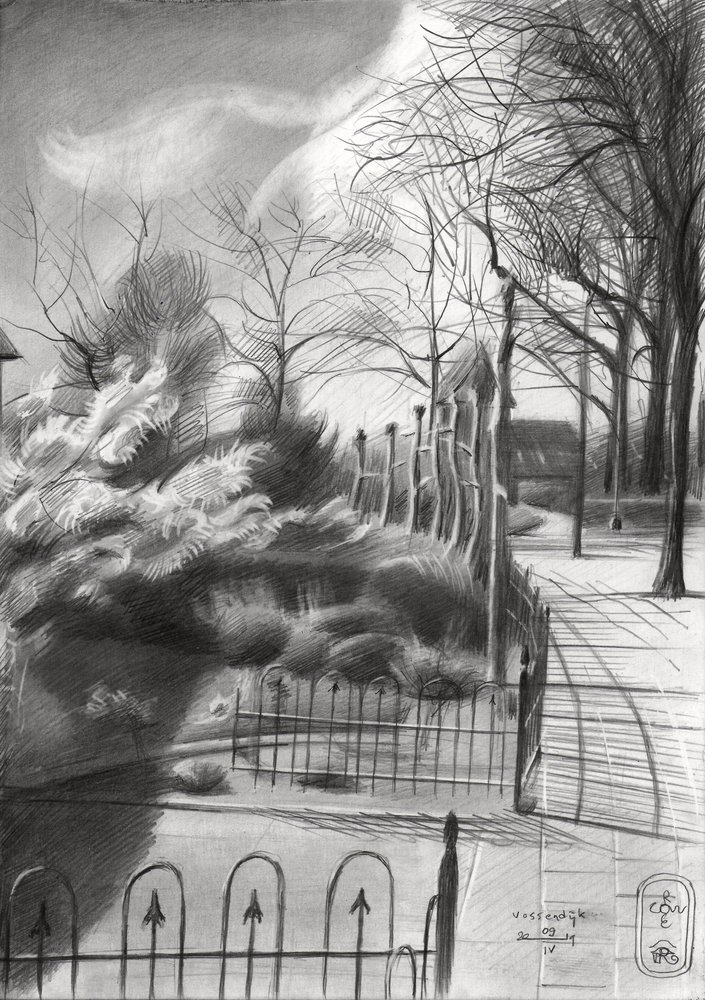 Winter Park Shadows by Corné Akkers