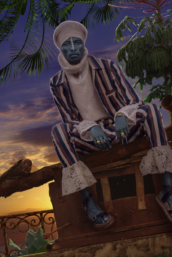 Blue Spirit Tropical Sunset by CosmoZach