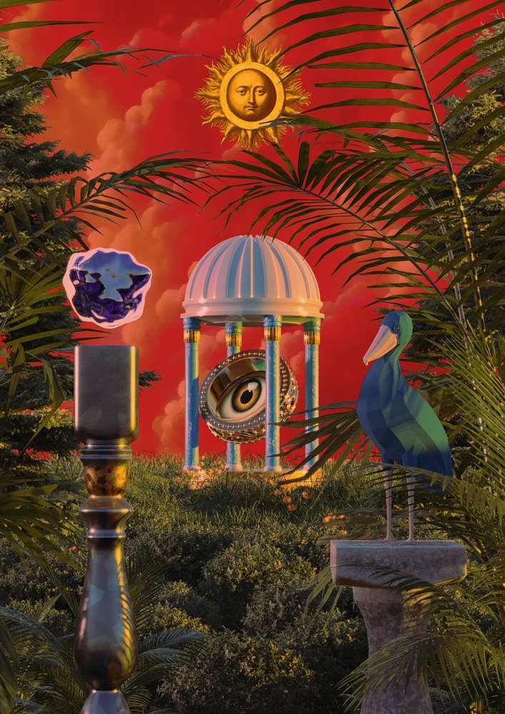 Surreal Tropical Garden by CosmoZach