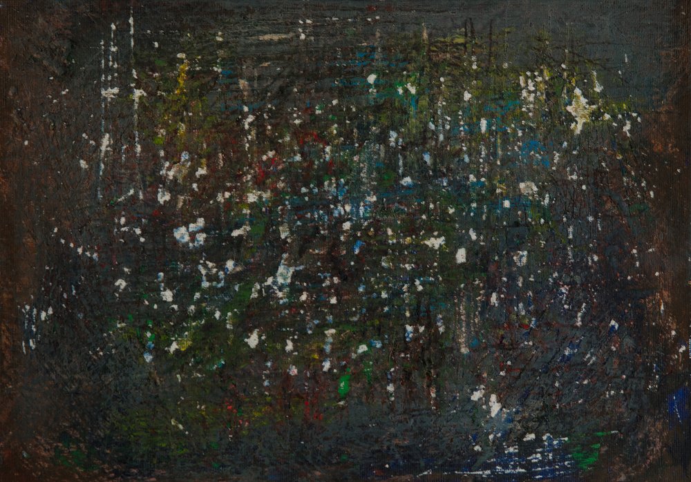 Vibrant Dark Abstract by Dale Hefer