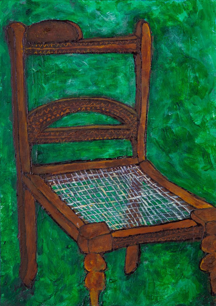 Rustic Wooden Chair by Dale Hefer & Family