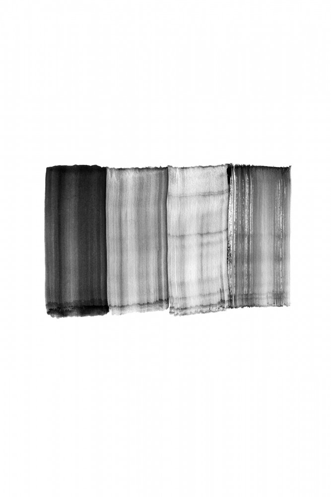 Abstract Grey Strokes by Danushka Abeygoda