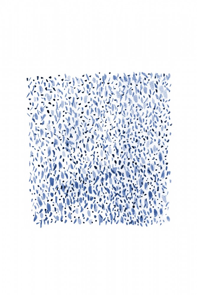 Indigo Speckle Pattern by Danushka Abeygoda