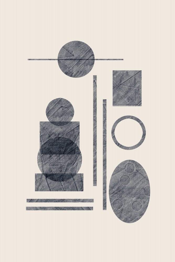 Textured Geometric Forms by Danushka Abeygoda