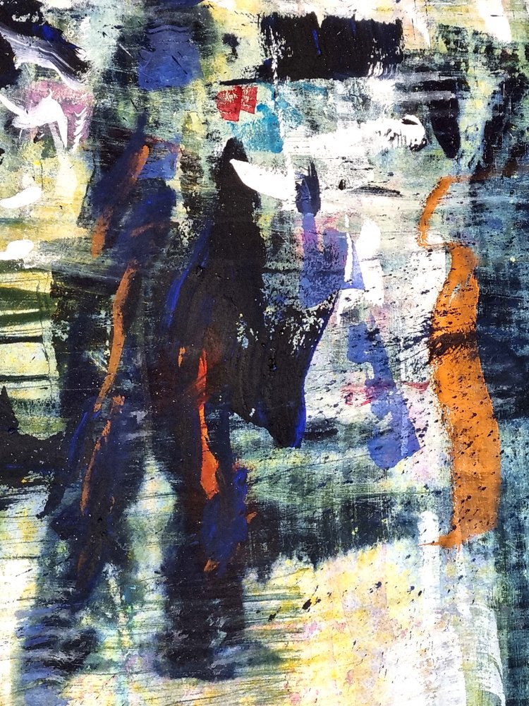 Bold Textured Abstract by David Antonides