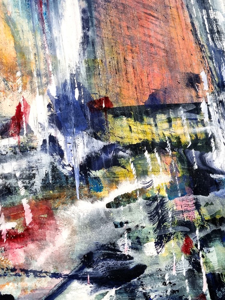 Dynamic Abstract Brushstrokes by David Antonides