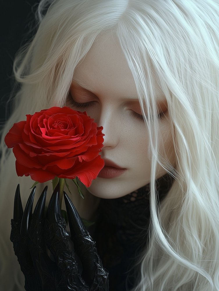 Dark Rose Beauty by David Drake