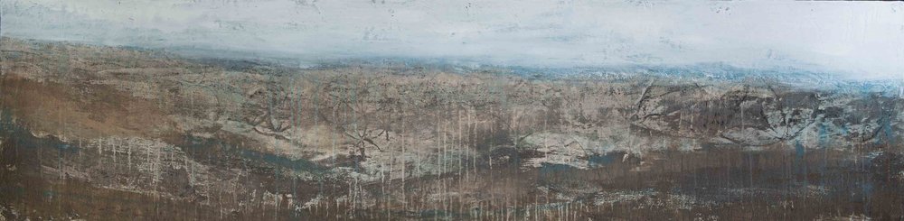 Abstract Mountain Vista by Deb Chaney