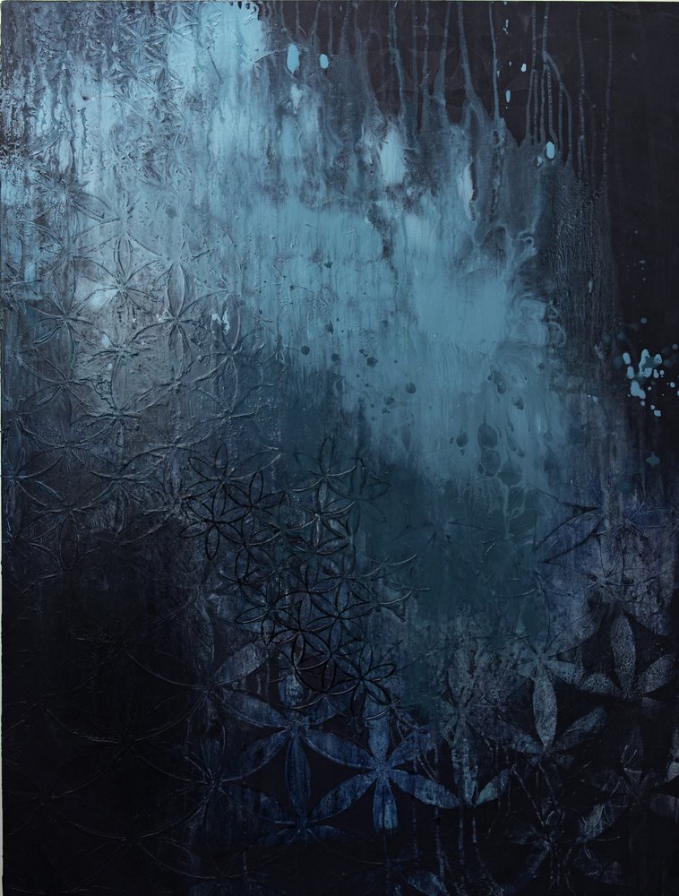 Deep Blue Bloom by Deb Chaney