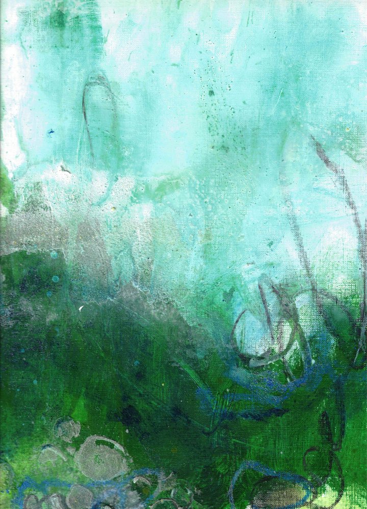 Ethereal Green Depths by Deb Chaney